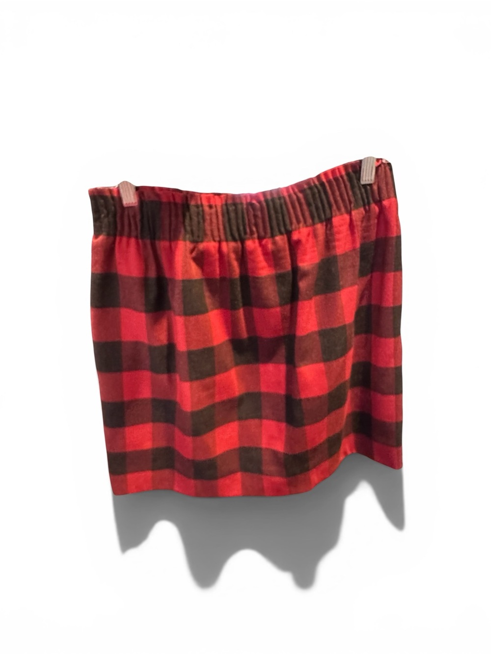 J. Crew Red and Black Buffalo Plaid Mini Skirt